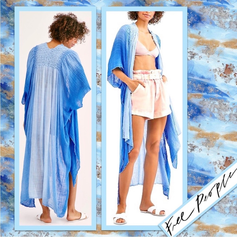 Free People Fp One Angelica Dip Dye Kimono